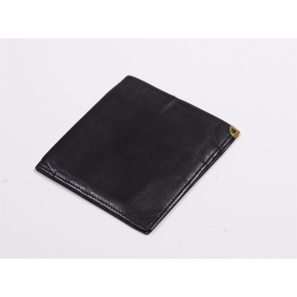 Bally Vintage Black Soft Leather Square Bifold Wallet - Picture 3 of 7